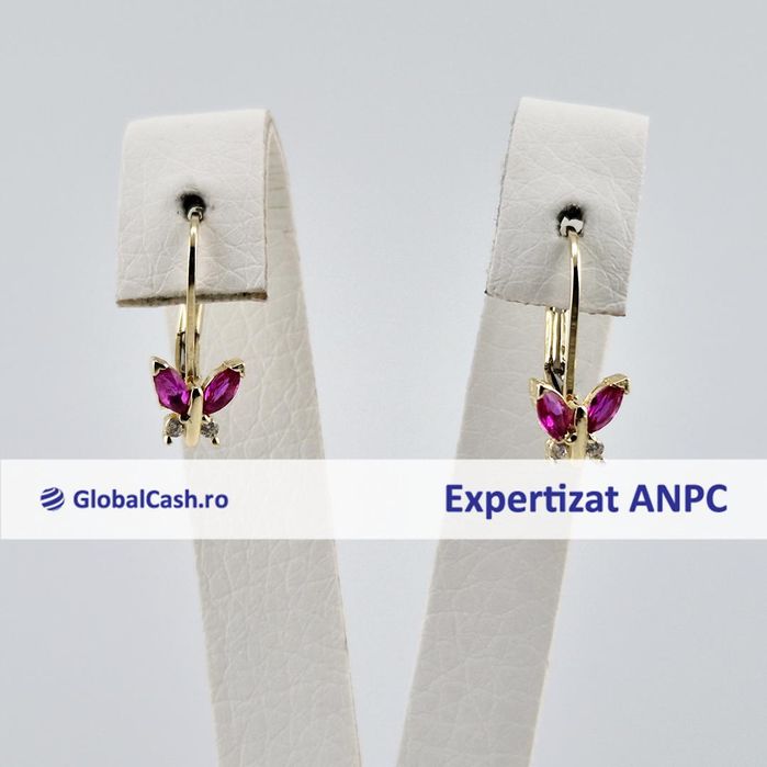 Cercei din aur de 14k, 1.46g | GlobalCash.ro #MI119051