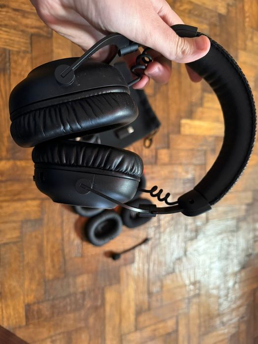 Casti gaming Logitech PRO X 2 Lightspeed wireless esports ca noi