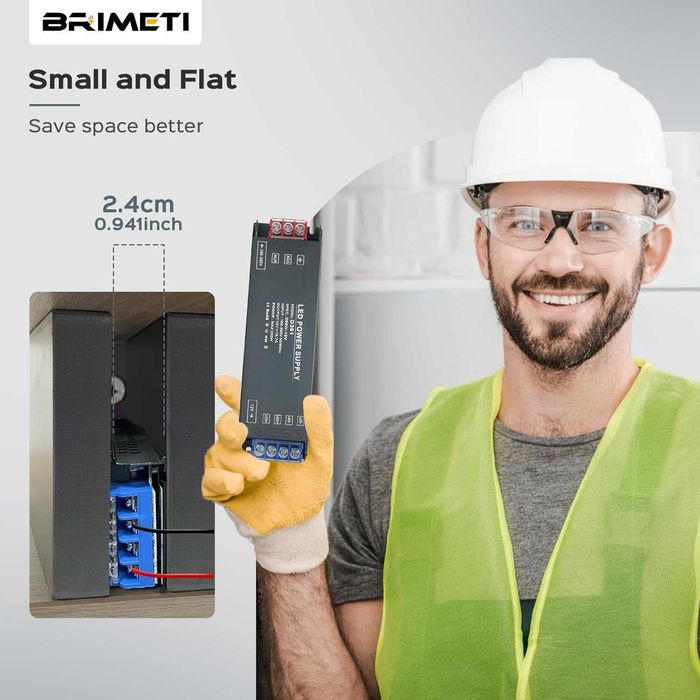 LED Захранване 12V 200W Трансформатор 220V към 12V Ultra Slim