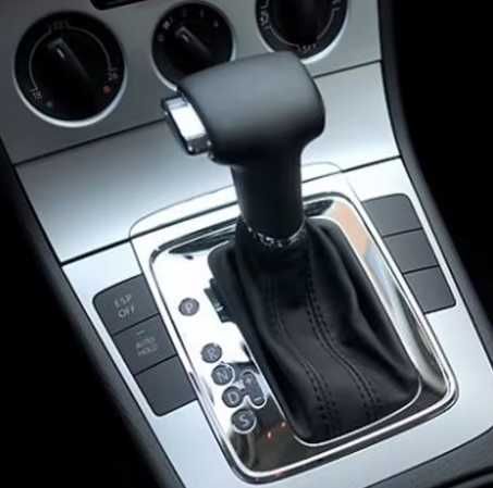 Скоростен лост с маншон автоматик VW Passat Golf черна кожа Caddy