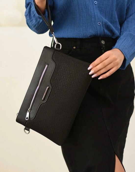 Черна дамска чанта - клъч