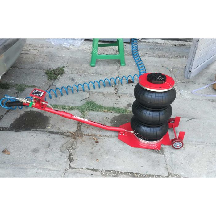 Пневматичен Крик тип Балон 3.5 тона с 3 възглавници + приставка HAWEK