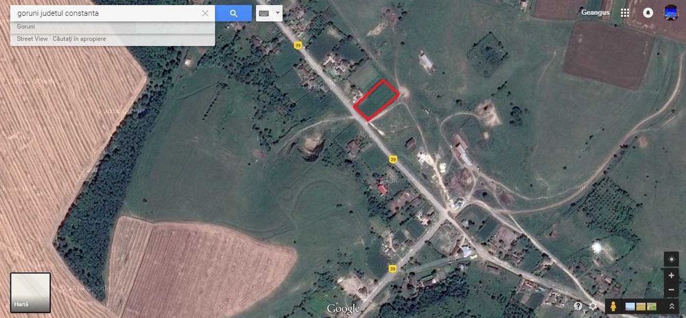 Teren intravilan 2000mp, Sat Goruni, com. Lipnita, jud. Constanta