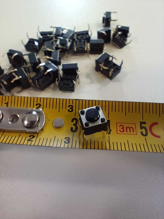 Set comutatoare si butoane tactile, 260 bucati, electronica DIY