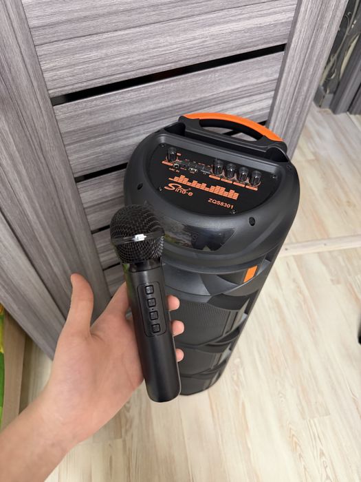 Продам колонку с микрофоном