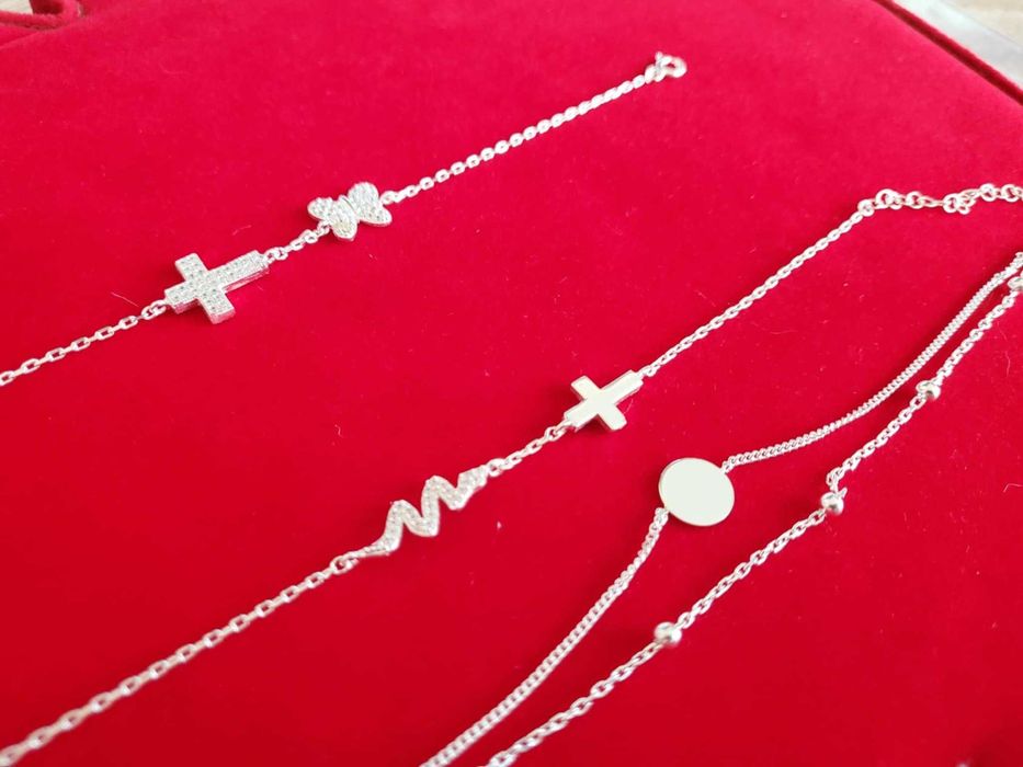 AG84, bratari argint 925,noi/marcate, model superbe