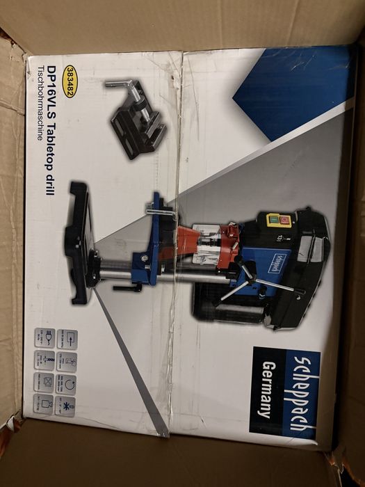 Mașină de găurit cu coloană Scheppach DP16VLS 500W - NOUĂ