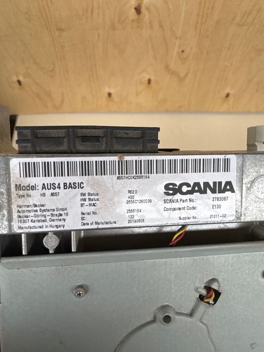 Радио за SCANIA с sd карта