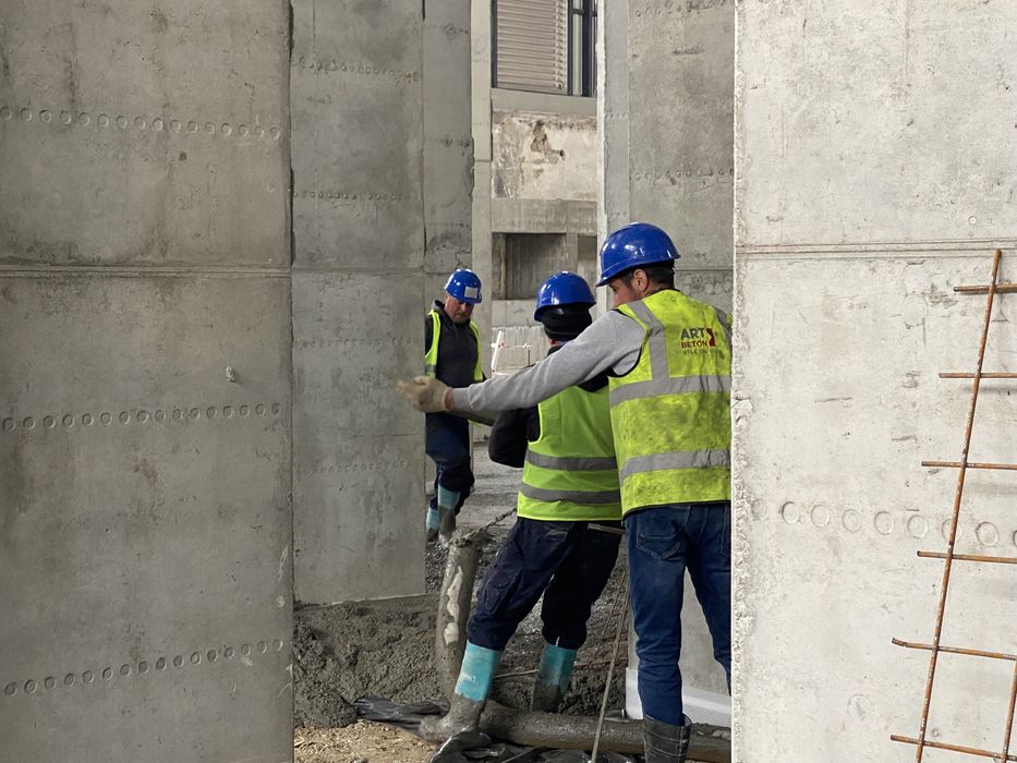 Turnari beton finisat mecanic elicopterizat