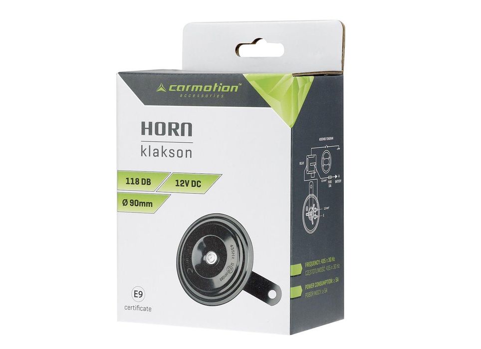 клаксон за мотор 12v cha-02,  amio 01714 / carmotion 58592