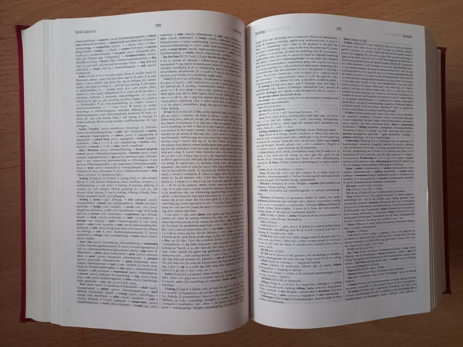 Английско-норвежки речник. English-Norwegian dictionary. New.