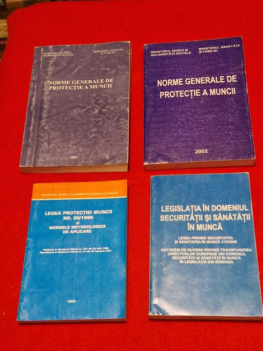 Cărți HSSE - Legislația sănătății si securității in munca