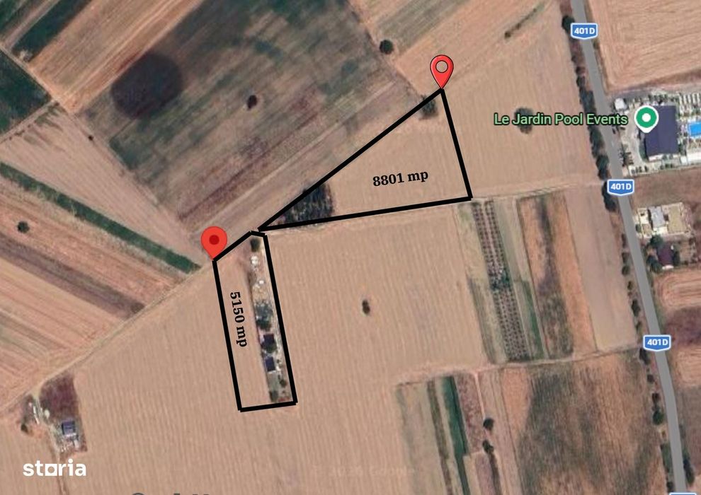 SUPER OFERTĂ | 8.801 mp intravilan | 10€/mp | Investiție rară