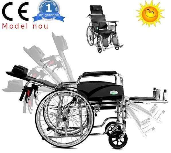 Scaun cu rotile handicap invalizi, Nou, Sigilat, in cutia originala.