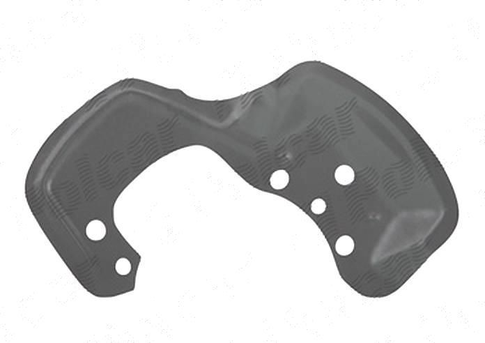 Protectie stropire disc frana Opel Calibra, 1989-1997, Astra F, 1991-1997, Tigra, 1994-2001, Corsa/Combo B, 1993-2001, fata, Stanga, metal