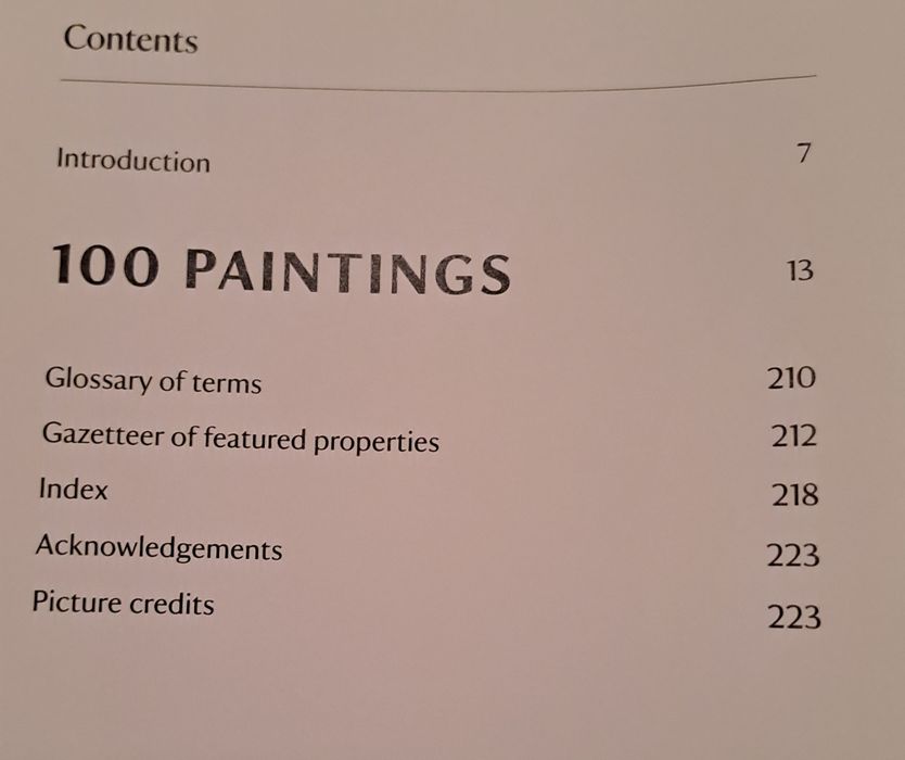 Книга 100 paintings from the national trust  (100 картини)