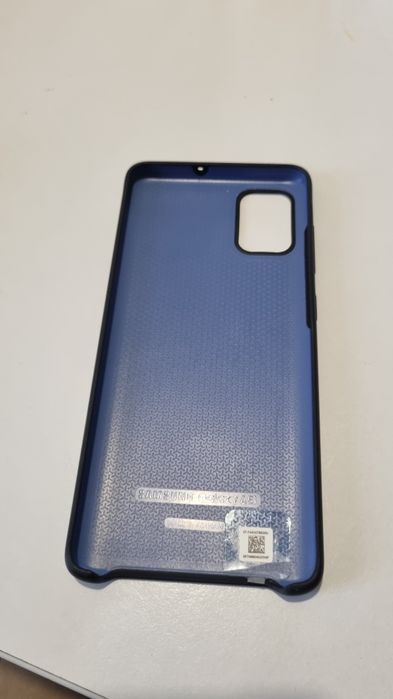 Husa protectie originala Samsung A51, Silicone Cover, Negru
