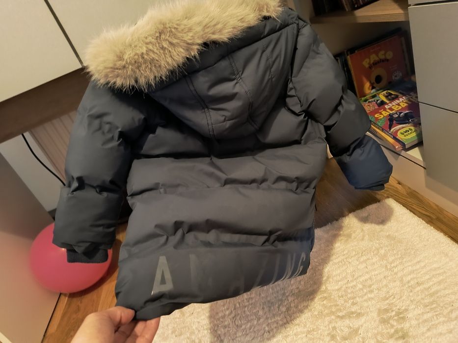 Geaca parka de iarna waterproof fetite