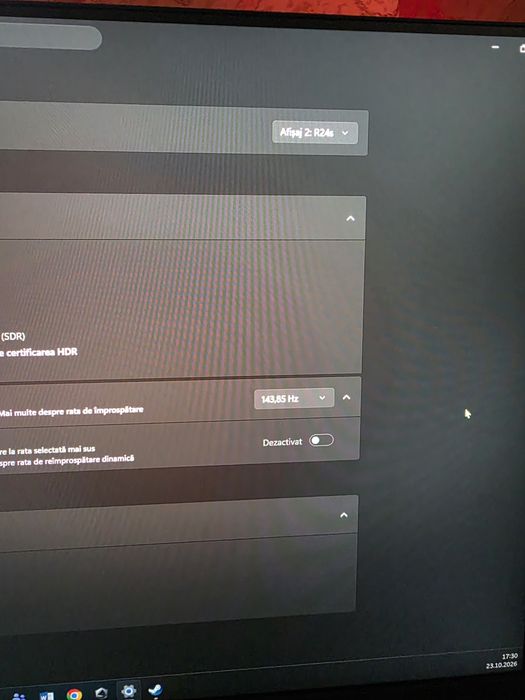 Monitor Gaming Lenovo Legion R24s 23.8" Full HD 144Hz – Garanție 1 an și 8 luni