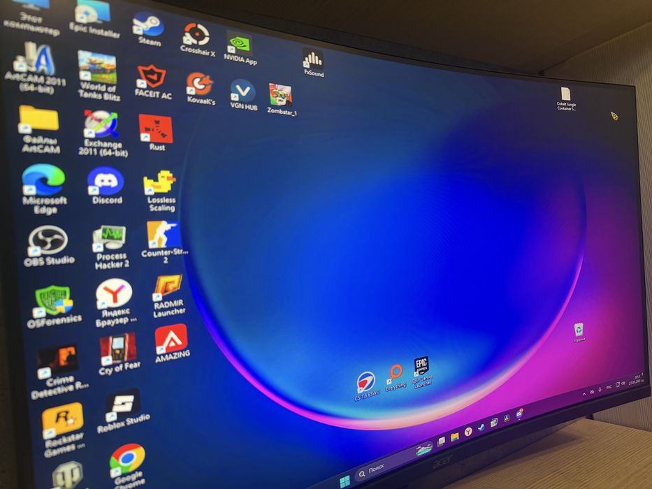 Монитор Acer 165hz 31.5 дюйм