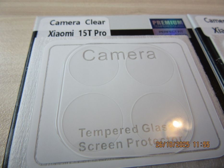 Xiaomi 15T Pro / 15T / 15 / 3D 9H Стъклен протектор за камера