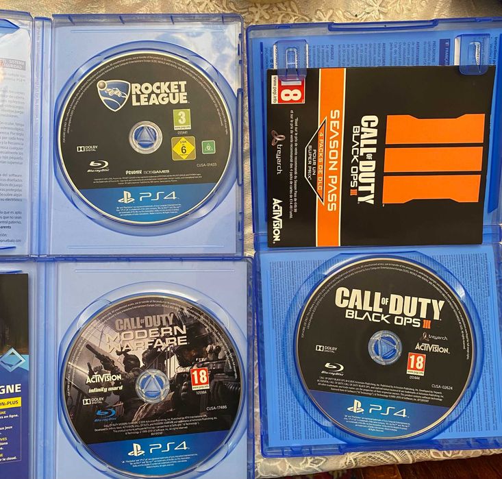 Rocket League Call of Duty Modern Warfare, Black Ops 3 III  PS4 Игри