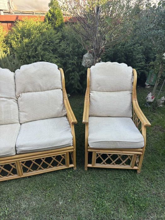 Комплект естествен ратан