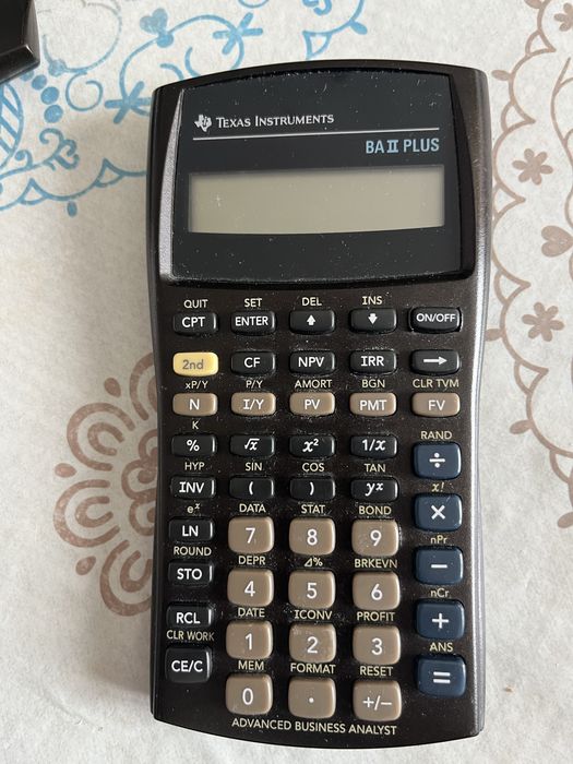 Калькулятор Texas Instruments BA II PLUS