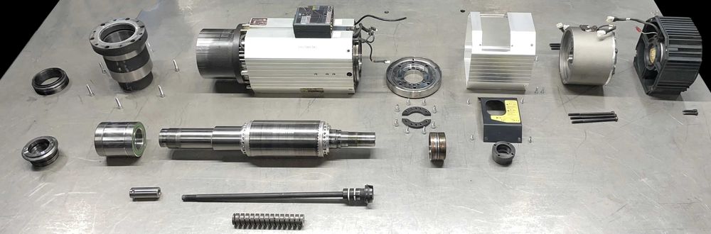 reparatii spindle 9kw ATC,