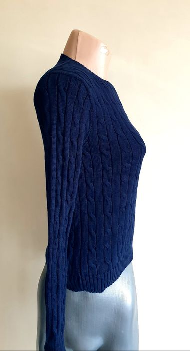 POLO Ralph Lauren Cable Pima Cotton  S НОВО! ОРИГИНАЛ! Дамски Пуловер!