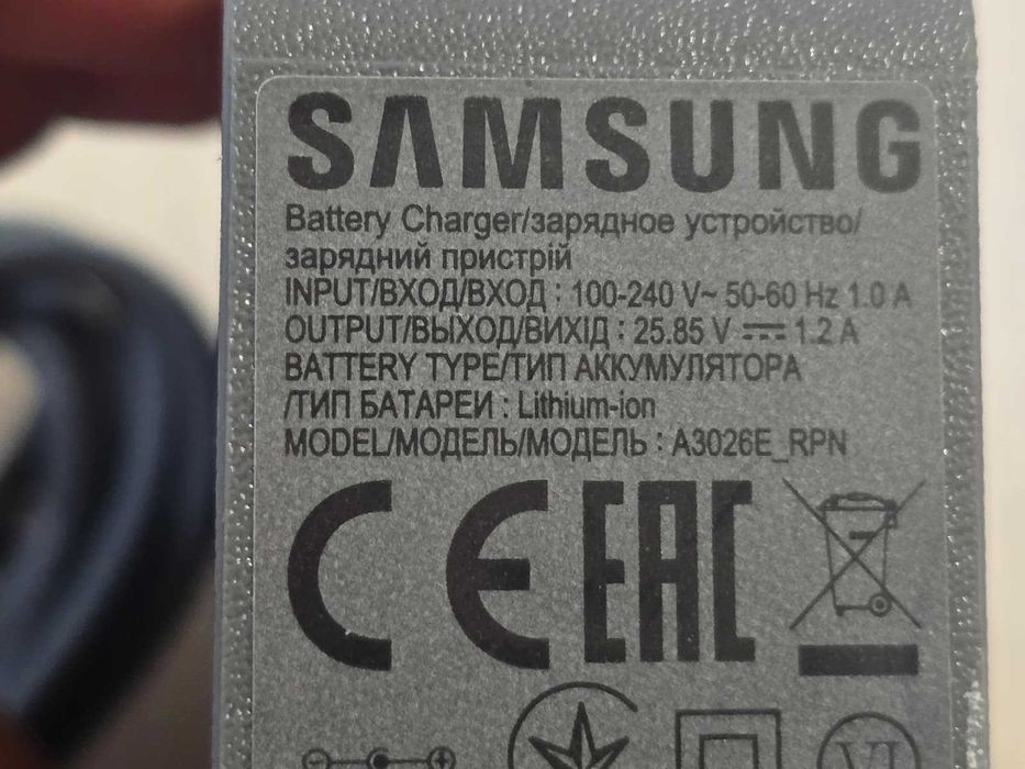 Alimentator Samsung 25.85V -1.2A 30W DJ44-00007C Incarcator Aspirator Jet Mufa 4.0mm x 1.7mm