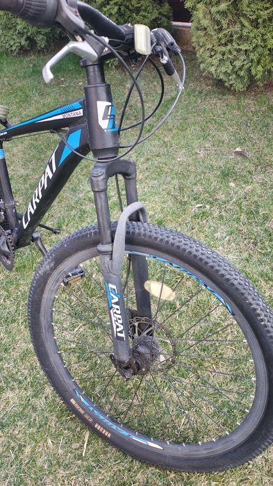 Bicicleta MTB 26" Carpat C2699A, Negru/Albastru/Alb