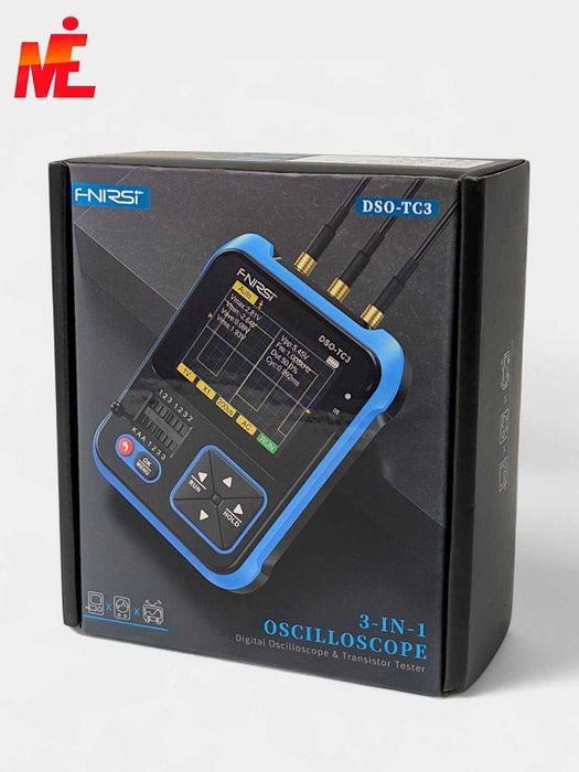 DSO-TC3 Fnirsi Цифровой осциллограф 3-в-1 осциллограф тестер генератор