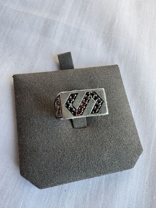 Inel barbatesc din argint