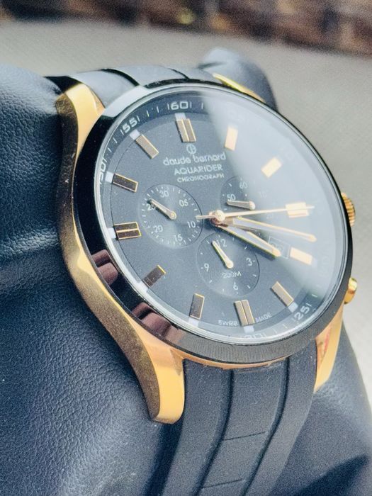 Ceas Claude Bernard Aquarider Chronograph Rose Gold  10222