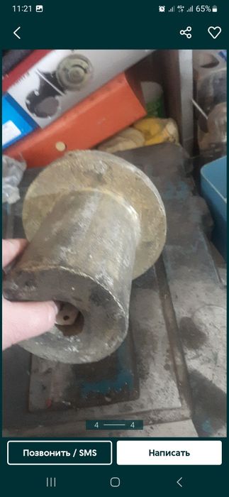 Бронзовая заготовка очень тяжёлая