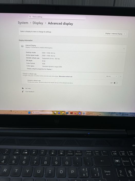 Laptop Gaming Acer Predator Helios 300 ( i7-11800H, RTX 3070, 16GB RAM, QHD 165Hz)