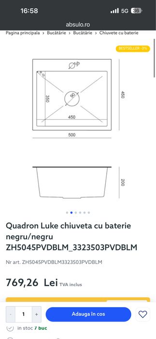 Chiuveta multifunctionsla noua