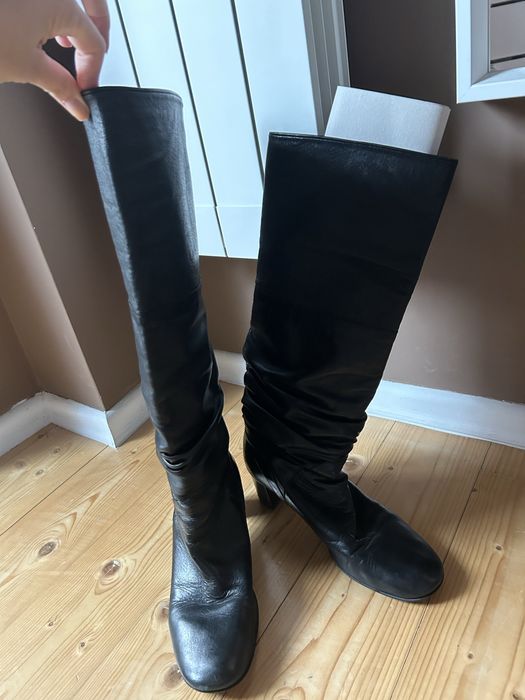 Vand cizme lungi de piele