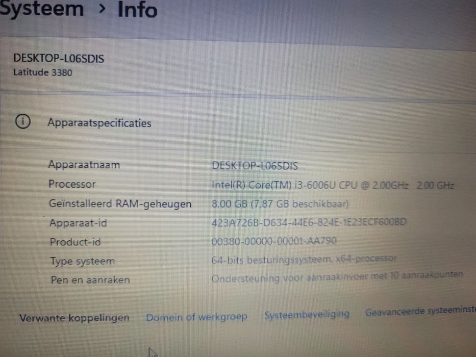 Laptop dell latitude 3380 de piese