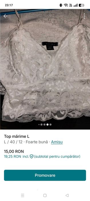 Top dama mărime L New Yorker