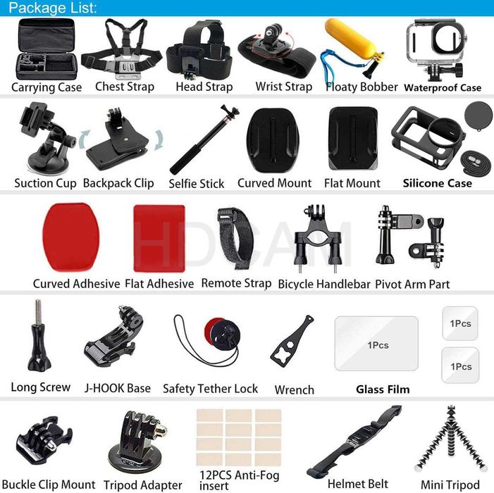 Комплект Аксесоари - DJI Osmo Action 6 - GARV Multiset 16