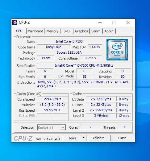 Kit I3-7100 + placa de baza Gigabyte socket 1151