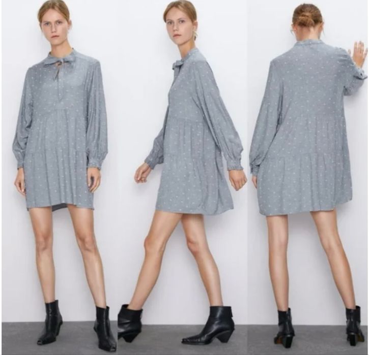 Сива рокля Zara.