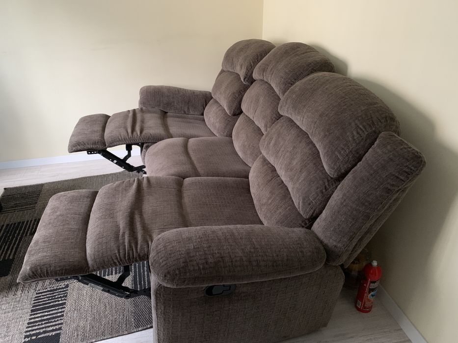 Canapea MOBEXPERT , 3 locuri , 2 reclinere manuale