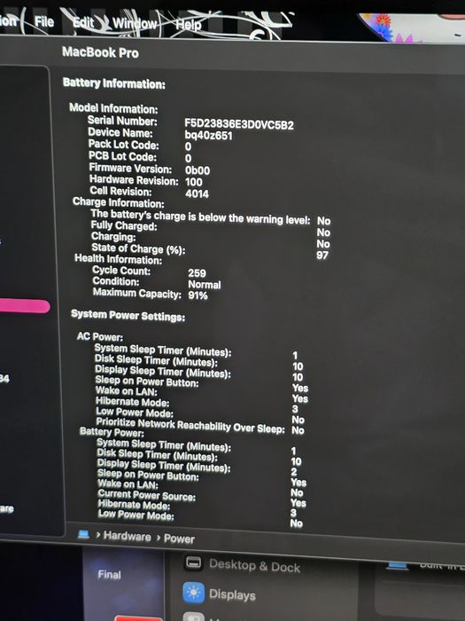 Macbook Pro 16 M1 Pro 32/512