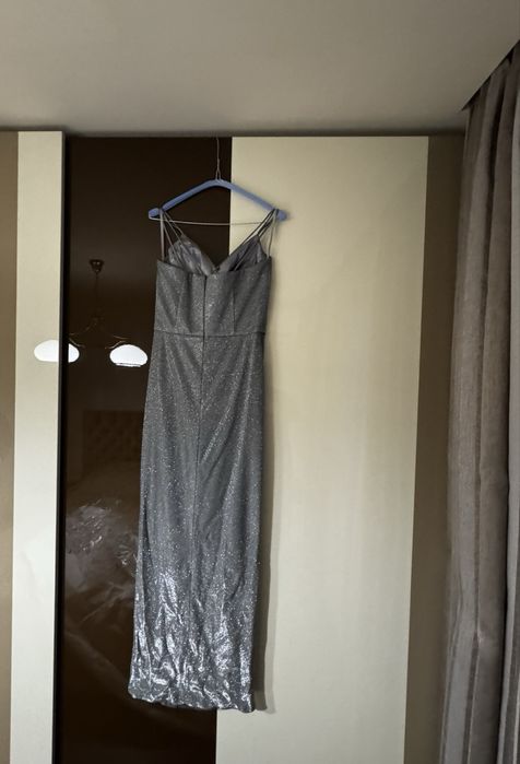 Сребриста официална рокля Atelier Sposa