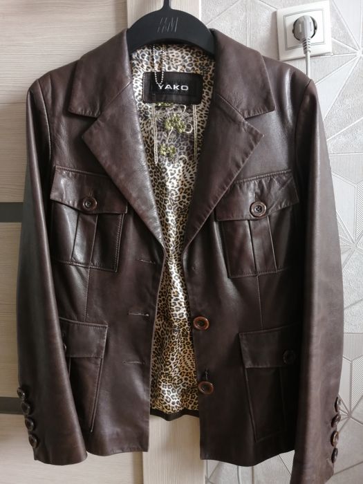 Продам кожаный пиджак