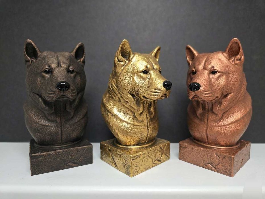 Акита - статуетки, бюстчета