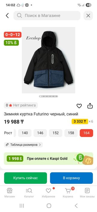 Куртка демисезон зима